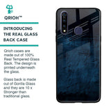 Dark Blue Grunge Glass Case for Vivo Z1 Pro