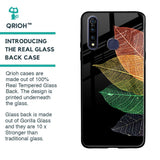 Colorful Leaves Glass Case for Vivo Z1 Pro