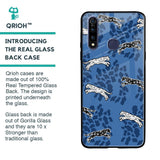 Blue Cheetah Glass Case for Vivo Z1 Pro
