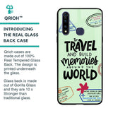 Travel Stamps Glass Case for Vivo Z1 Pro