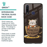 Tea With Kitty Glass Case For Vivo Z1 Pro