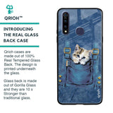 Kitty In Pocket Glass Case For Vivo Z1 Pro