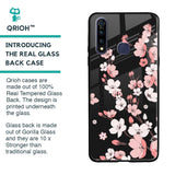 Black Cherry Blossom Glass Case for Vivo Z1 Pro