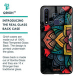 Retro Gorgeous Flower Glass Case for Vivo Z1 Pro