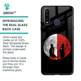 Anime Red Moon Glass Case for Vivo Z1 Pro