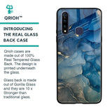 Blue Cool Marble Glass Case for Vivo Z1 Pro