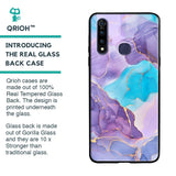 Alcohol ink Marble Glass Case for Vivo Z1 Pro