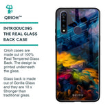 Multicolor Oil Painting Glass Case for Vivo Z1 Pro