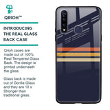 Tricolor Stripes Glass Case For Vivo Z1 Pro