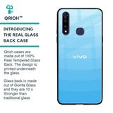 Wavy Blue Pattern Glass Case for Vivo Z1 Pro