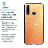 Orange Curve Pattern Glass Case for Vivo Z1 Pro