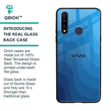 Blue Wave Abstract Glass Case for Vivo Z1 Pro