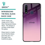 Purple Gradient Glass case for Vivo Z1 Pro