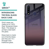 Grey Ombre Glass Case for Vivo Z1 Pro