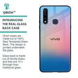 Blue & Pink Ombre Glass case for Vivo Z1 Pro