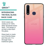 Pastel Pink Gradient Glass Case For Vivo Z1 Pro