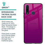 Magenta Gradient Glass Case For Vivo Z1 Pro