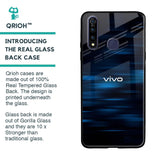 Blue Rough Abstract Glass Case for Vivo Z1 Pro