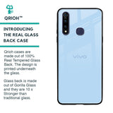 Pastel Sky Blue Glass Case for Vivo Z1 Pro