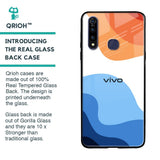 Wavy Color Pattern Glass Case for Vivo Z1 Pro
