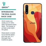 Magma Color Pattern Glass Case for Vivo Z1 Pro