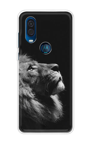 Lion Looking to Sky Motorola One Vision Back Cover