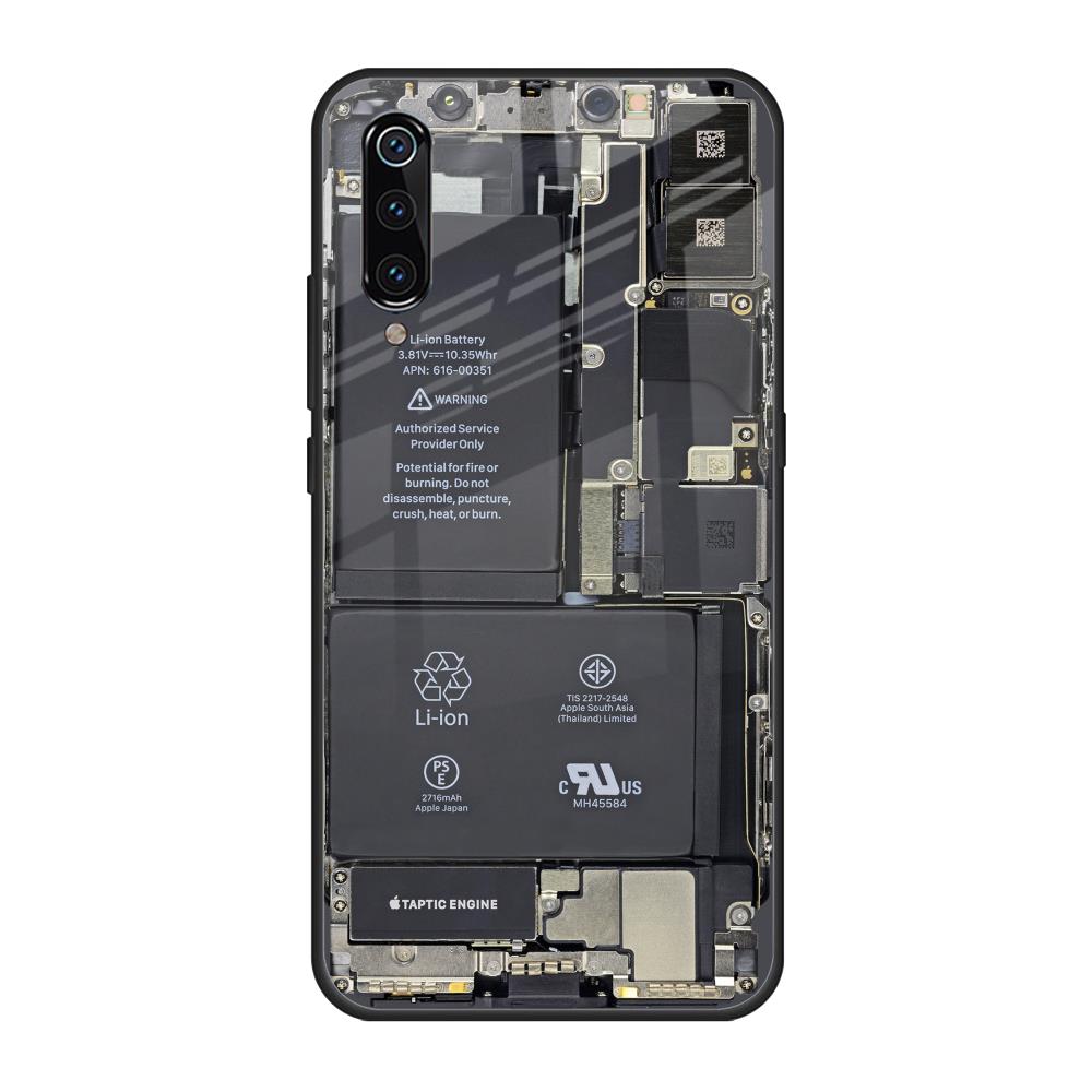 Skeleton Inside Xiaomi Mi A3 Glass Back Cover Online