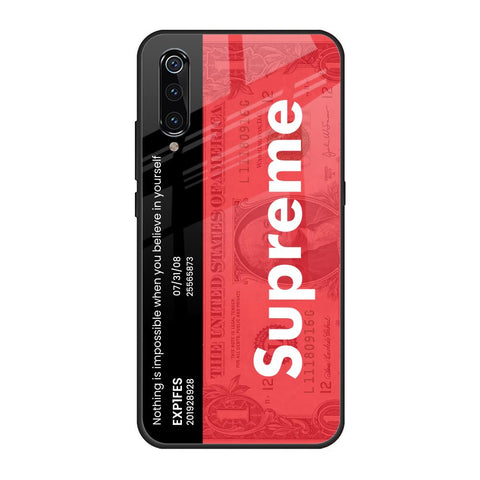 Supreme Ticket Xiaomi Mi A3 Glass Back Cover Online