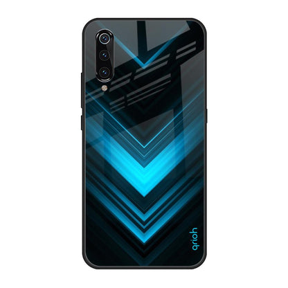 Vertical Blue Arrow Xiaomi Mi A3 Glass Back Cover Online
