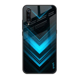 Vertical Blue Arrow Xiaomi Mi A3 Glass Back Cover Online