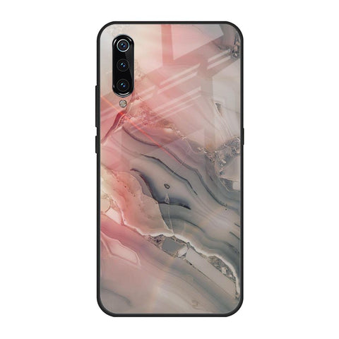 Pink And Grey Marble Xiaomi Mi A3 Glass Back Cover Online