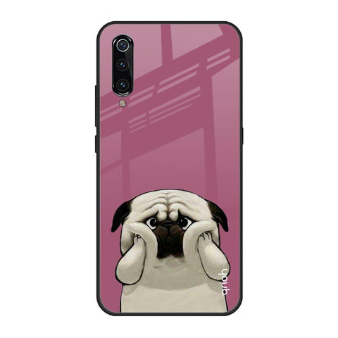 Funny Pug Face Xiaomi Mi A3 Glass Back Cover Online