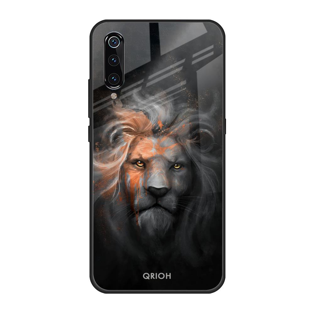 Devil Lion Xiaomi Mi A3 Glass Back Cover Online