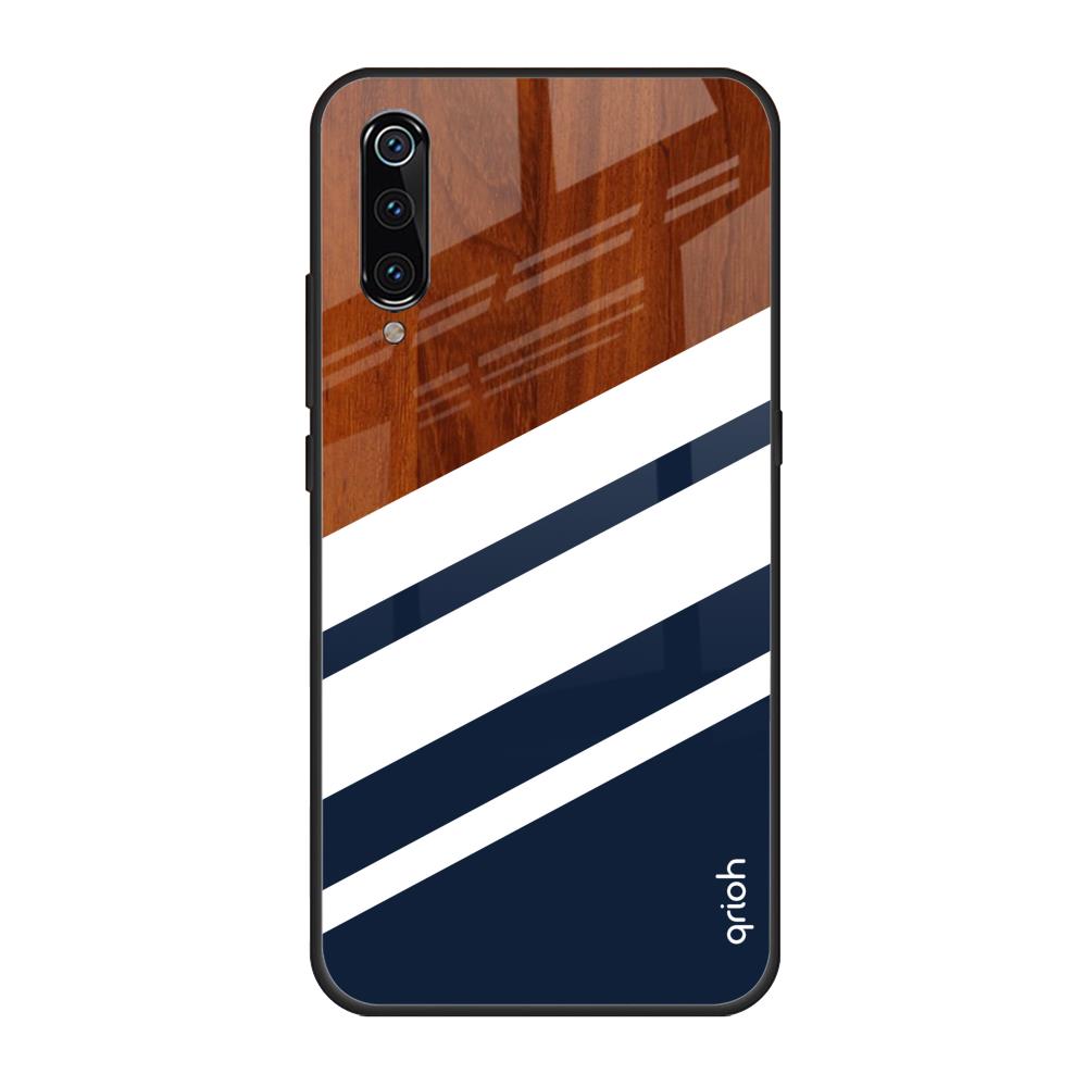Bold Stripes Xiaomi Mi A3 Glass Back Cover Online