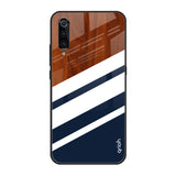 Bold Stripes Xiaomi Mi A3 Glass Back Cover Online