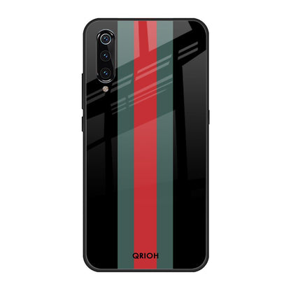 Vertical Stripes Xiaomi Mi A3 Glass Back Cover Online