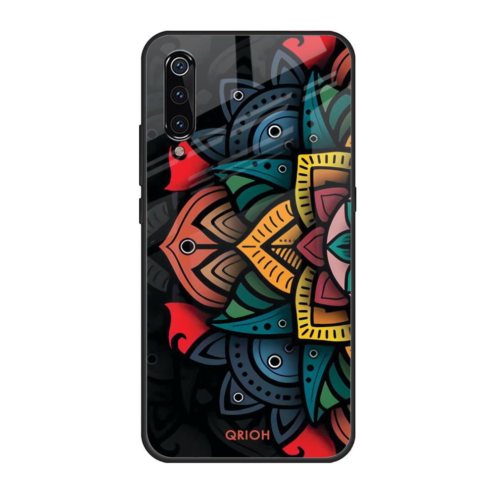 Retro Gorgeous Flower Xiaomi Mi A3 Glass Back Cover Online