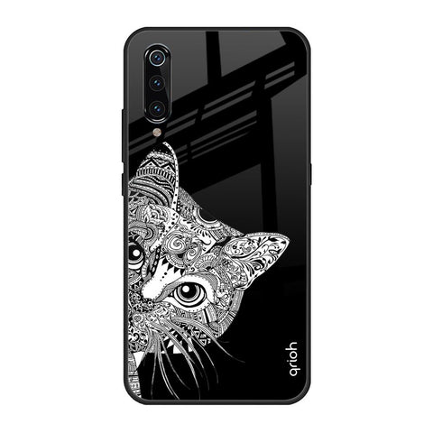 Kitten Mandala Xiaomi Mi A3 Glass Back Cover Online
