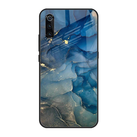 Blue Cool Marble Xiaomi Mi A3 Glass Back Cover Online