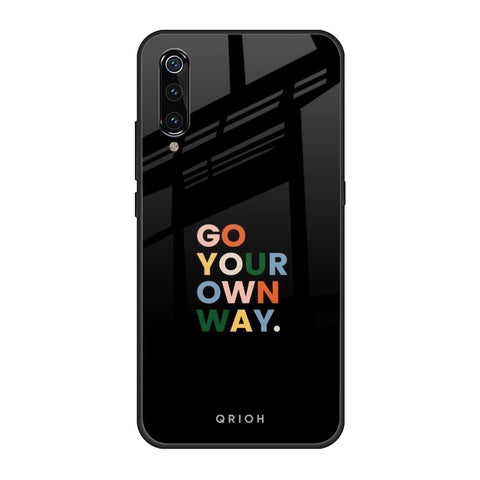 Go Your Own Way Xiaomi Mi A3 Glass Back Cover Online
