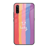 Lucky Abstract Xiaomi Mi A3 Glass Back Cover Online