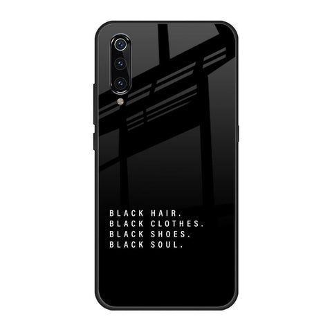 Black Soul Xiaomi Mi A3 Glass Back Cover Online