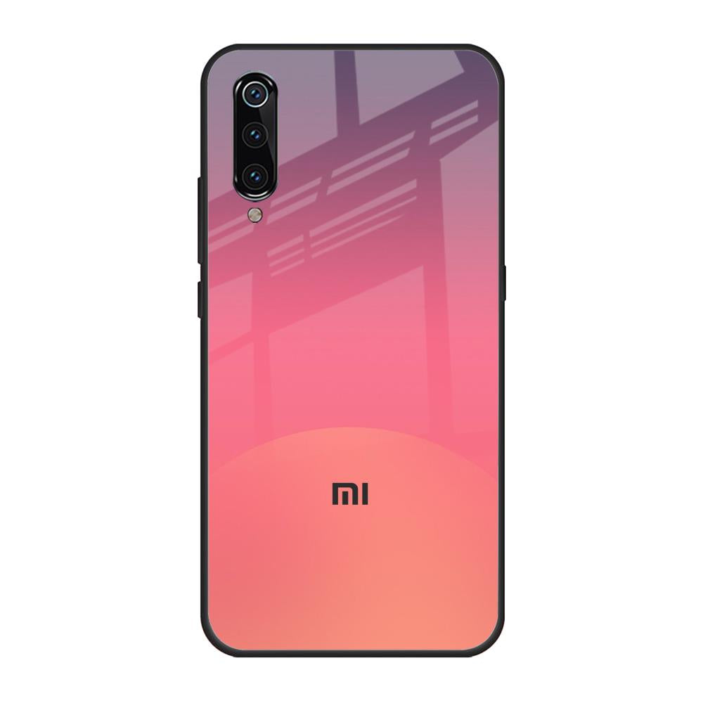 Sunset Orange Xiaomi Mi A3 Glass Cases & Covers Online