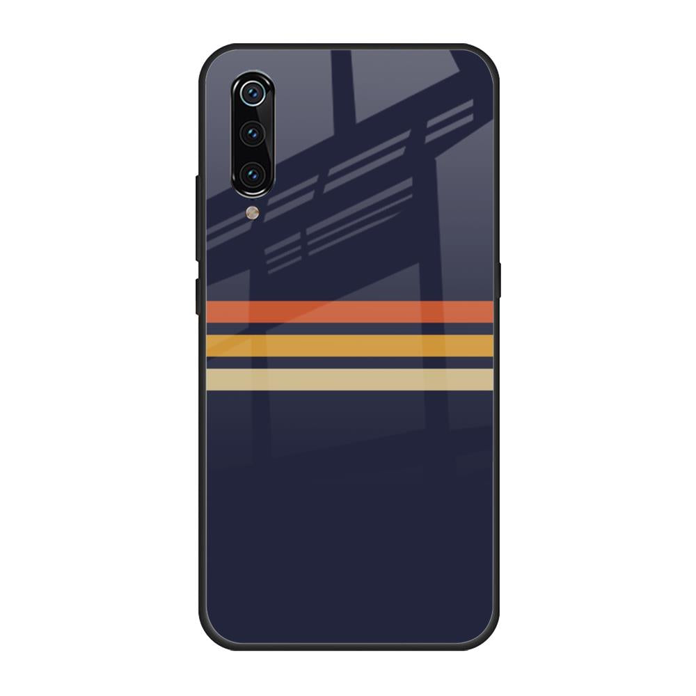 Tricolor Stripes Xiaomi Mi A3 Glass Cases & Covers Online