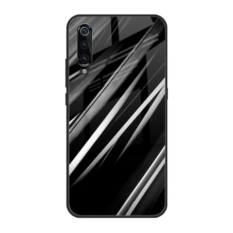 Black & Grey Gradient Xiaomi Mi A3 Glass Cases & Covers Online
