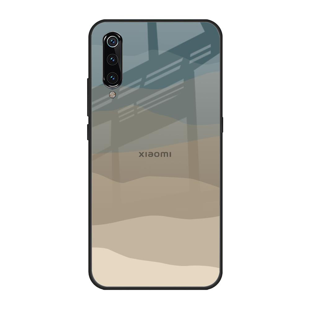 Abstract Mountain Pattern Xiaomi Mi A3 Glass Back Cover Online