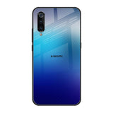 Blue Rhombus Pattern Xiaomi Mi A3 Glass Back Cover Online