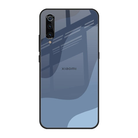 Navy Blue Ombre Xiaomi Mi A3 Glass Back Cover Online