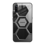 Hexagon Style Xiaomi Mi A3 Glass Back Cover Online