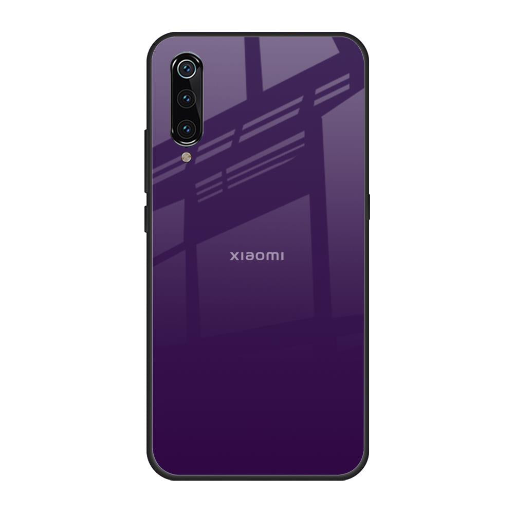 Dark Purple Xiaomi Mi A3 Glass Back Cover Online